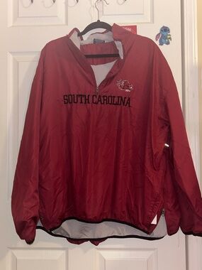 Pro Player South Carolina Maroon Pullover Wind Breaker Jacket